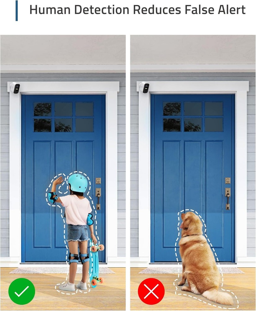 eufyCam 2C Pro Wireless Home Security System+Solar Panel 2K Camera Night Vision