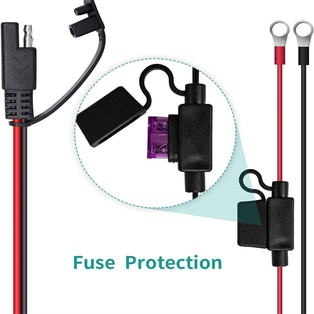 3Pack 6V 12V Automatic Battery Charger Maintainer Trickle Float Motorcycle Car