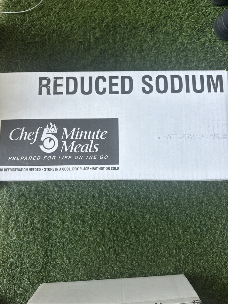 Chef 5 Minute Meals MRE'S New Case Unopened Case Sealed