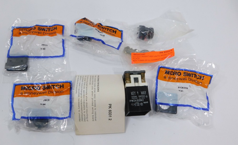 Honeywell Microswitch Kit PW2KB2M2EDAA Keyed / Key Switch PW2KB2M2