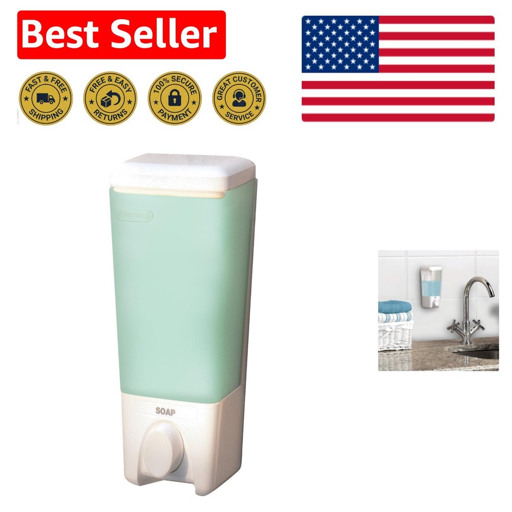 Clear Choice Single Chamber Soap Dispenser - Push Button & Easy Install