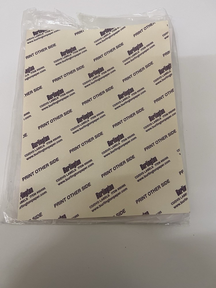 Vintage Cd Prints for Printer Paper Sticker