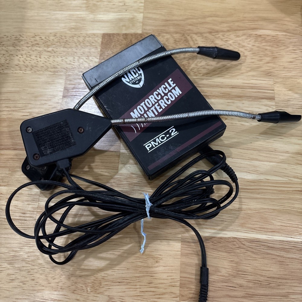 1 NADY PMC-2 Motorcycle Intercom System Driver Passenger Mic WindBlock