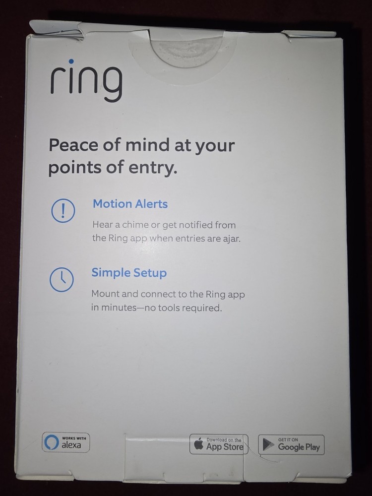 Ring Alarm 2nd Gen Contact Sensor - White