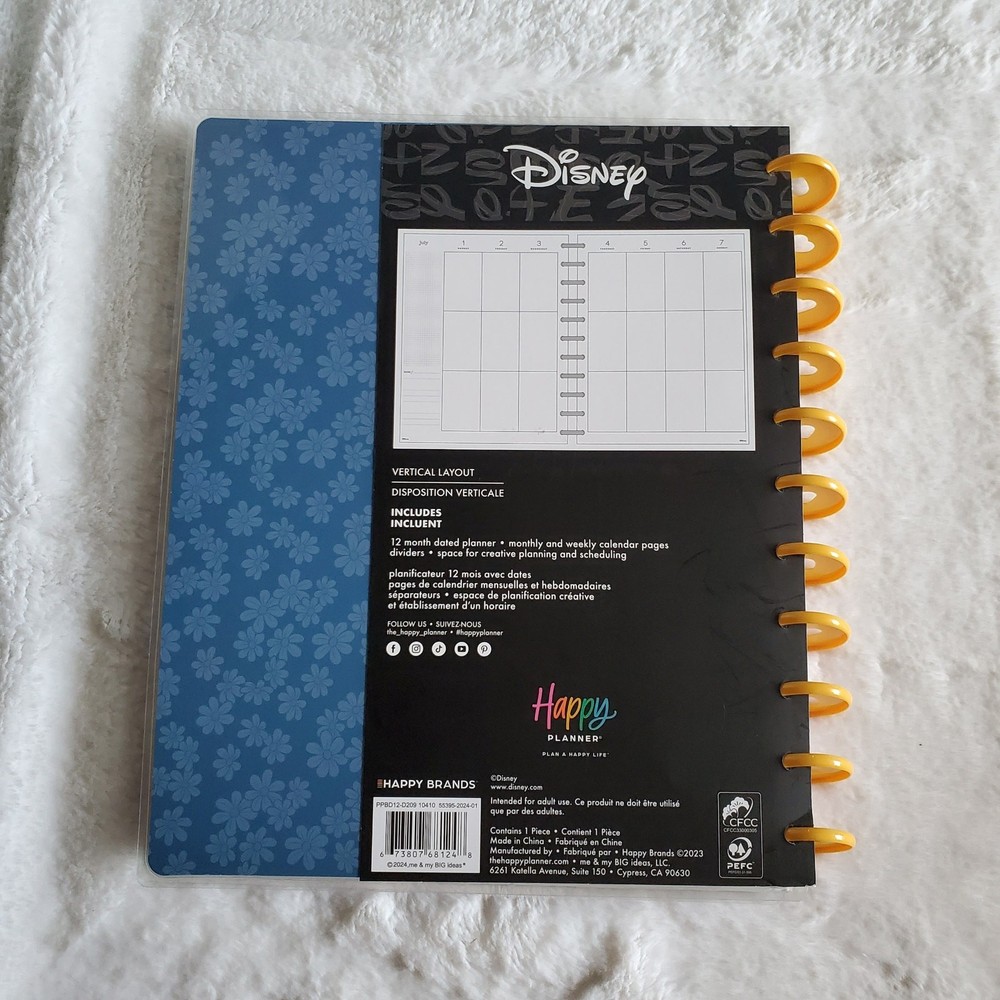 The Happy Planner Big Vertical Layout Curious Alice