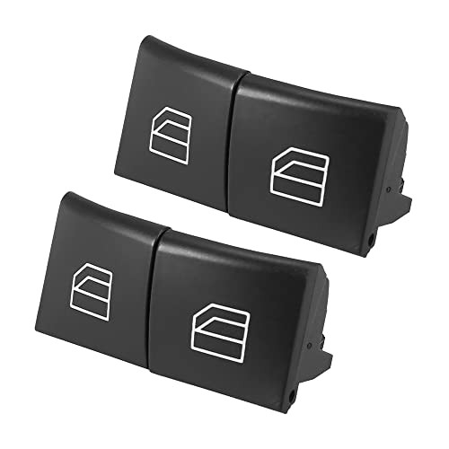 4pcs Driver Window Switch Button Covers Power Window Master Switch Repair