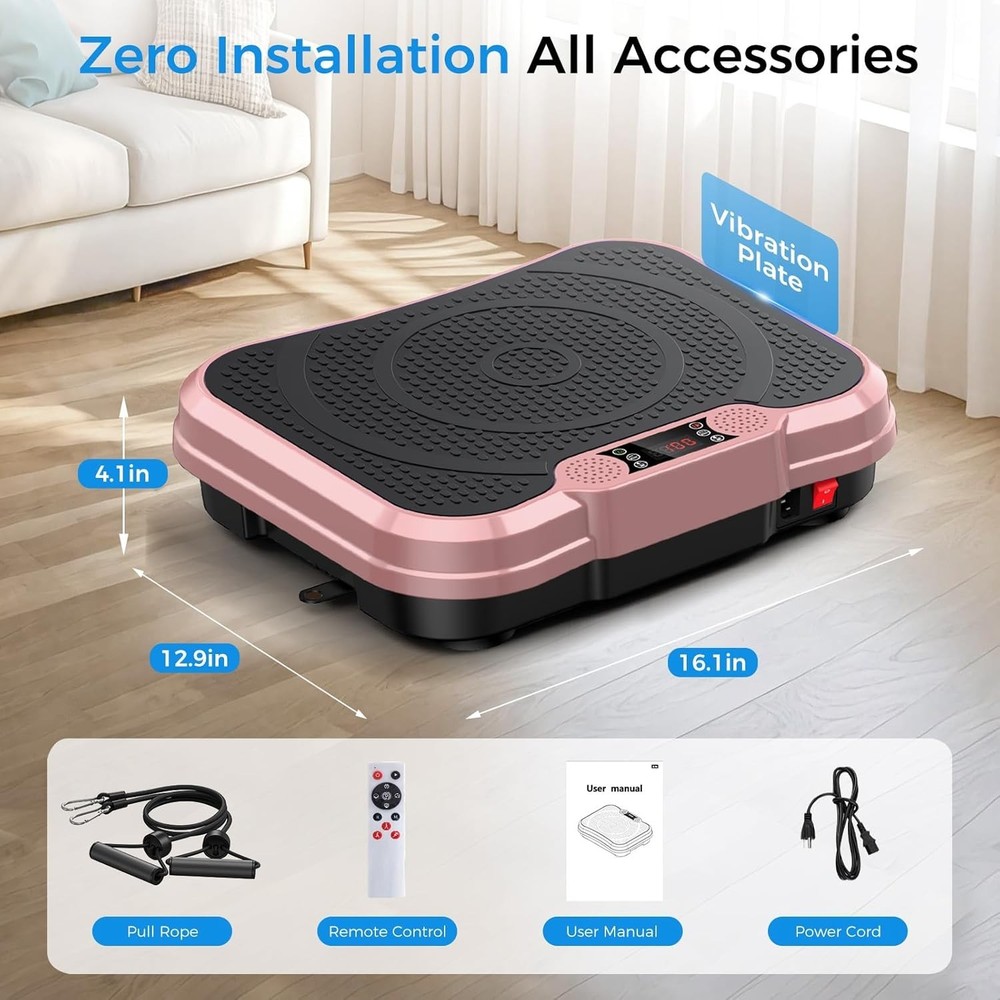 Vibration Plate Exercise Machine, Vibration Plate for Lymphatic Drainage Weig...