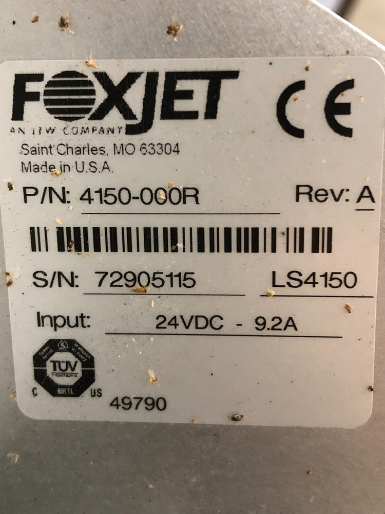 Foxjet 4150 Right Hand Wipe-On Label Applicator