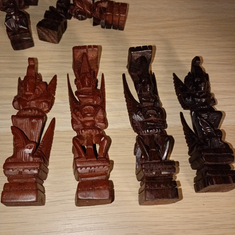 Hand Crafted Indonesian Chess Pieces