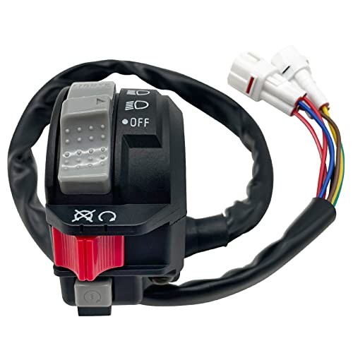 Left Handlebar Switch Control Engine Start Run Off Headlight Switch for
