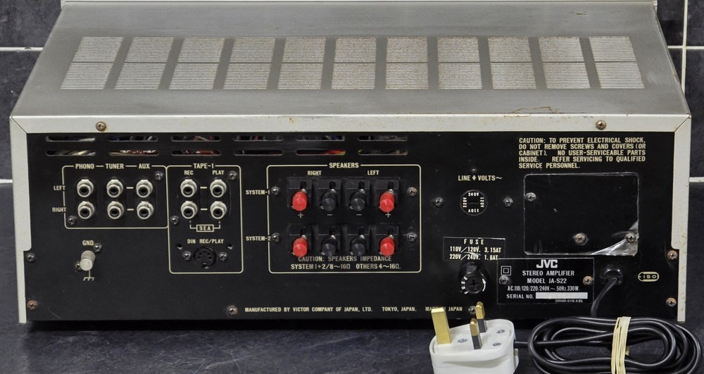 Rare JVC JA-S22 Stereo Amplifier,Working