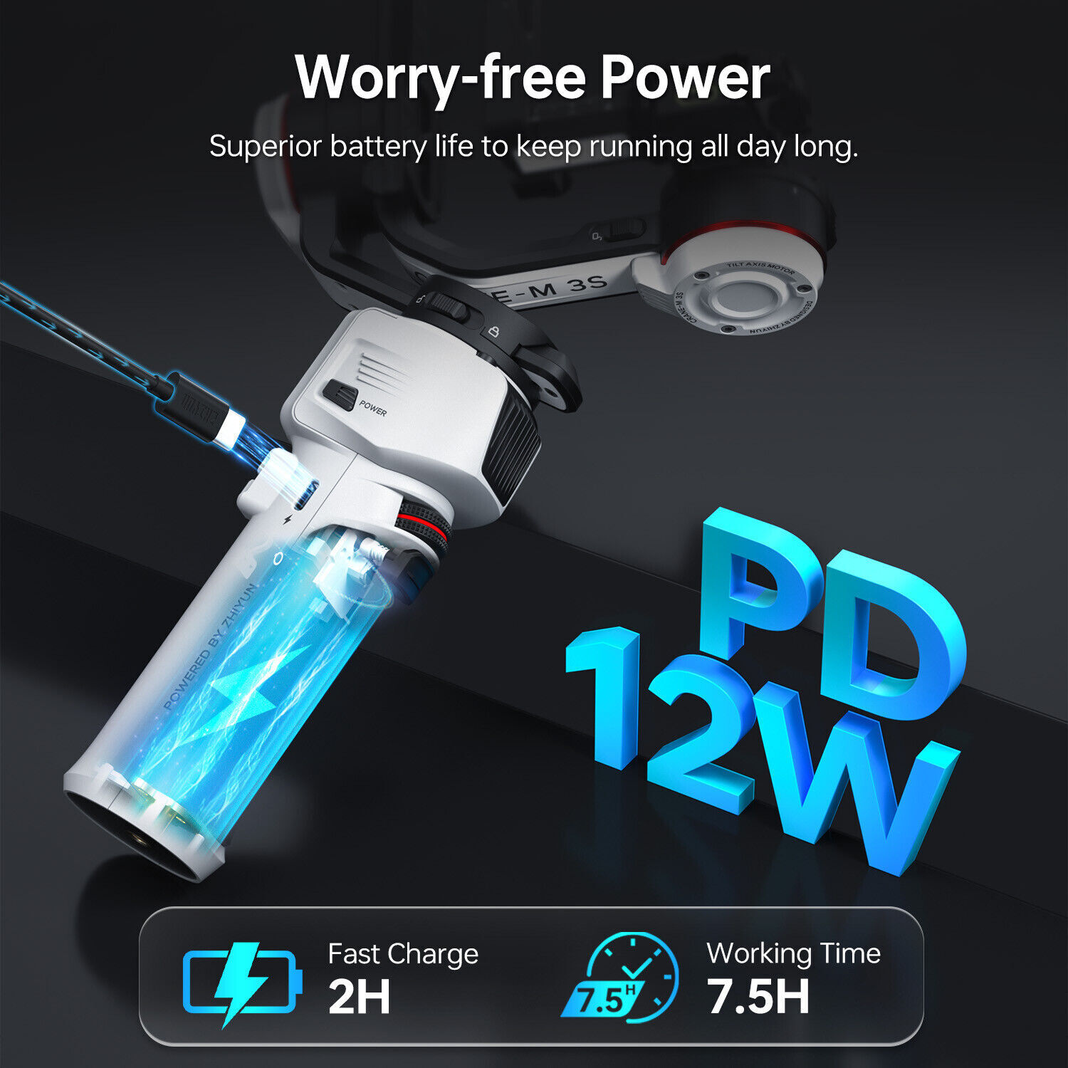 ZHIYUN Crane M3S M3 S 3-Axis Handheld Gimbal Stabilizer for Mirrorless Cameras