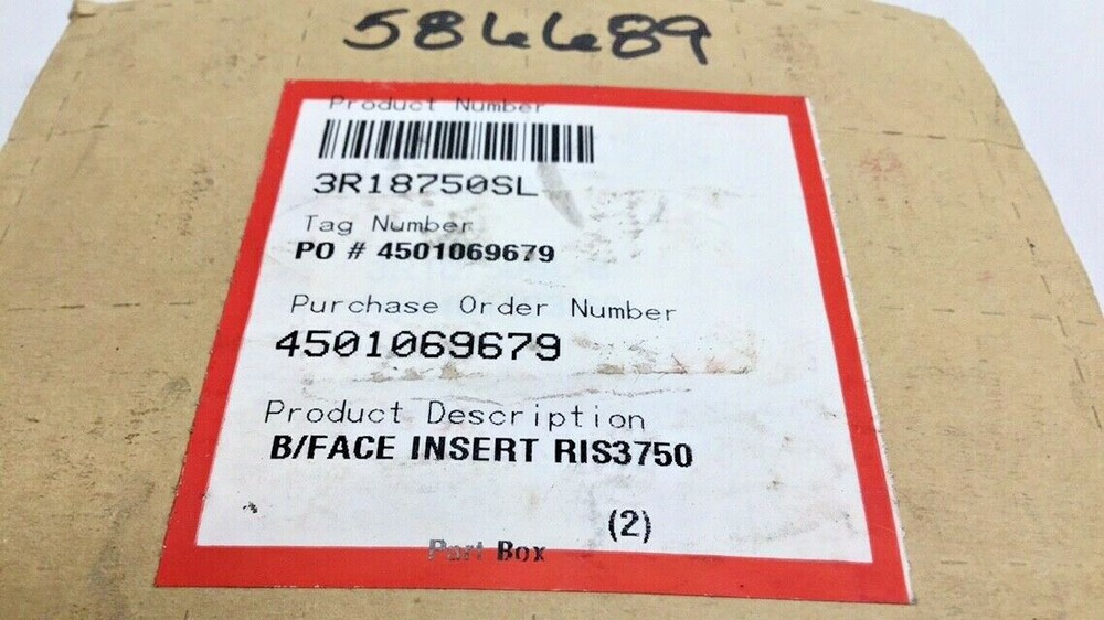 Flowserve 3R18750 Mechanical Seal Face Insert RIS3750