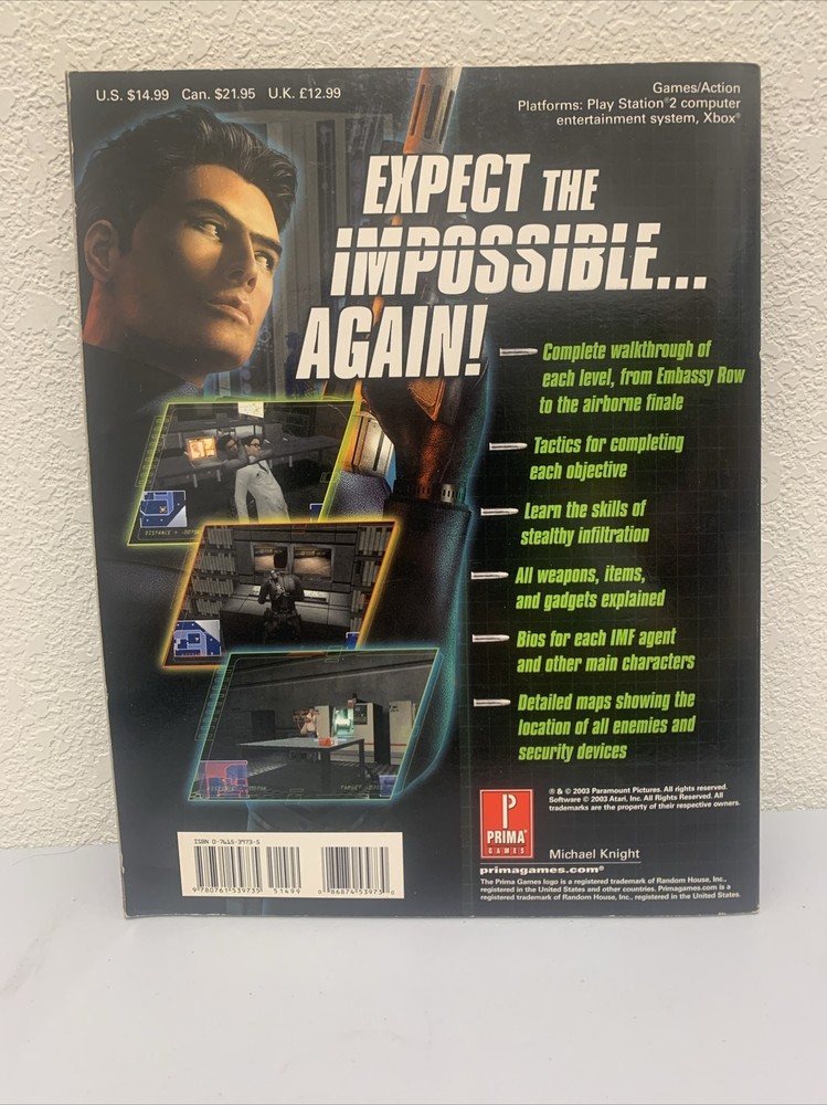 Mission Impossible 2 Operation Surma Prima’s Official Strategy Guide
