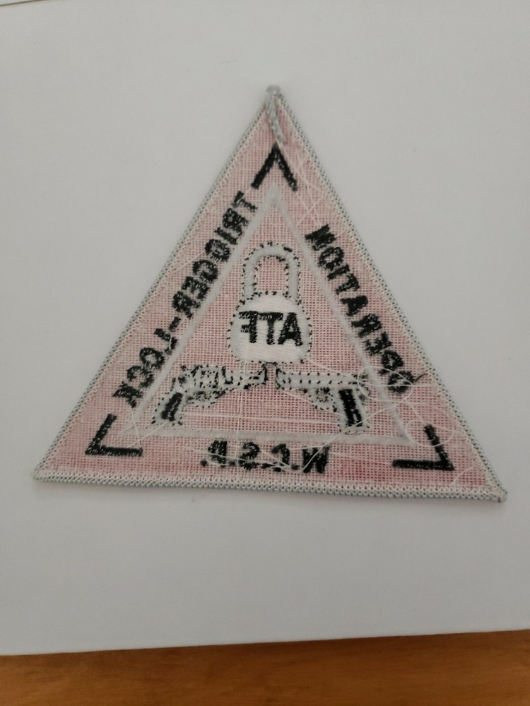ATF Operation Trigger Lock shoulder Patch