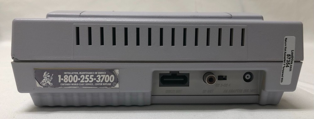 Original Super Nintendo Entertainment System Console SNES Video Game Bundle