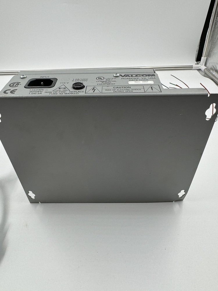 Valcom V-2001A Single Zone Page One Way Control Unit