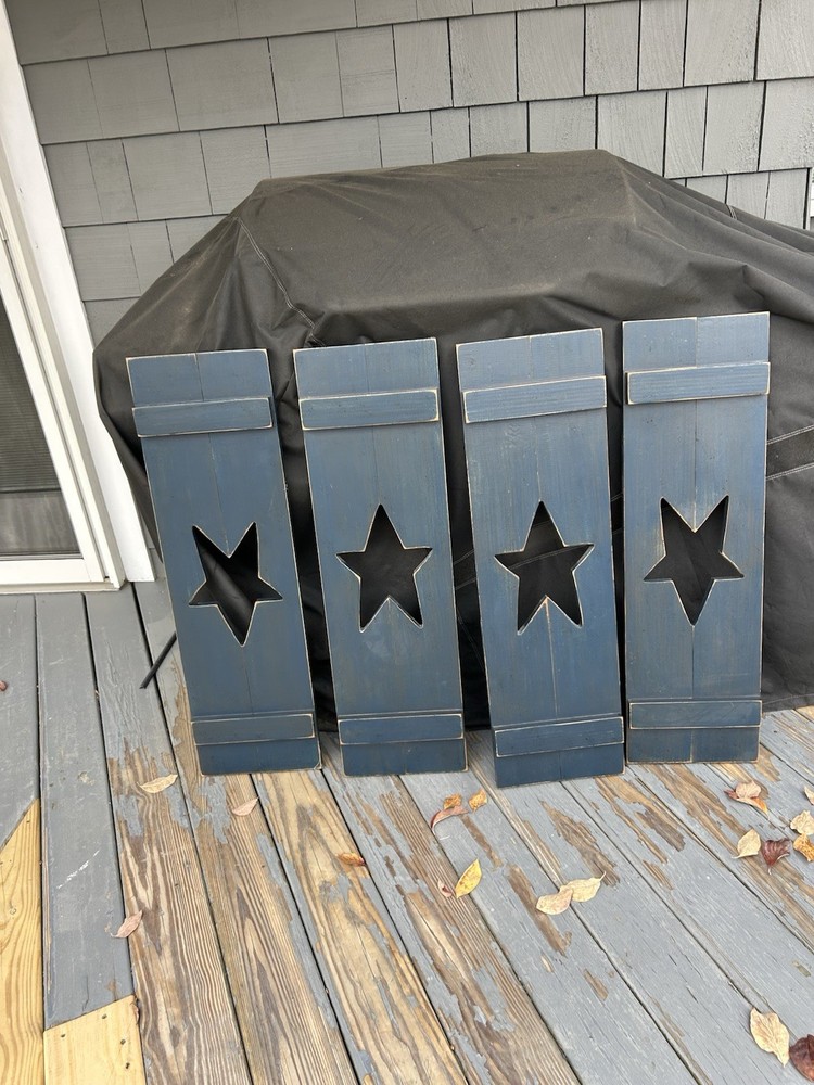 Rustic window shutters / primitive window shutters / shutters