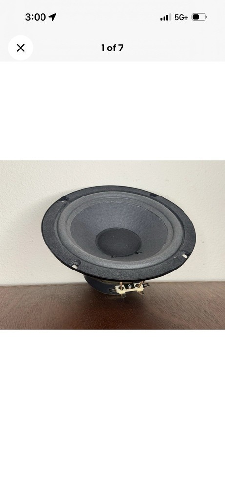 Original AR 8BX 6" woofer - refoamed