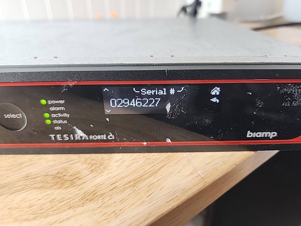 Biamp Tesira Forte AVB VT Digital Audio Server