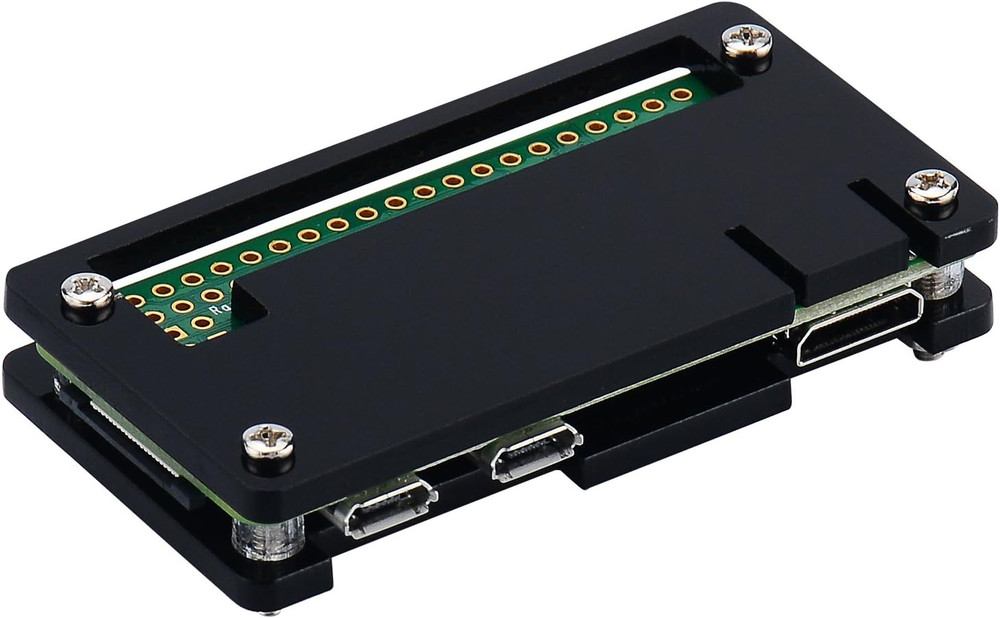 Raspberry Pi Zero 2 Case, Raspberry Pi Zero Case Kit with Pi Zero Heatsink, HDMI