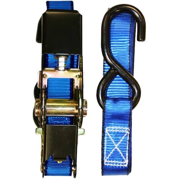 10 Ft. X 1 In. X 1200 Lbs. Ratchet Tie-Down Strap (2-Pack)