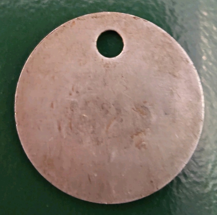 Grimethorpe Colliery Pit Check Tally marked Grimethorpe Colliery 244