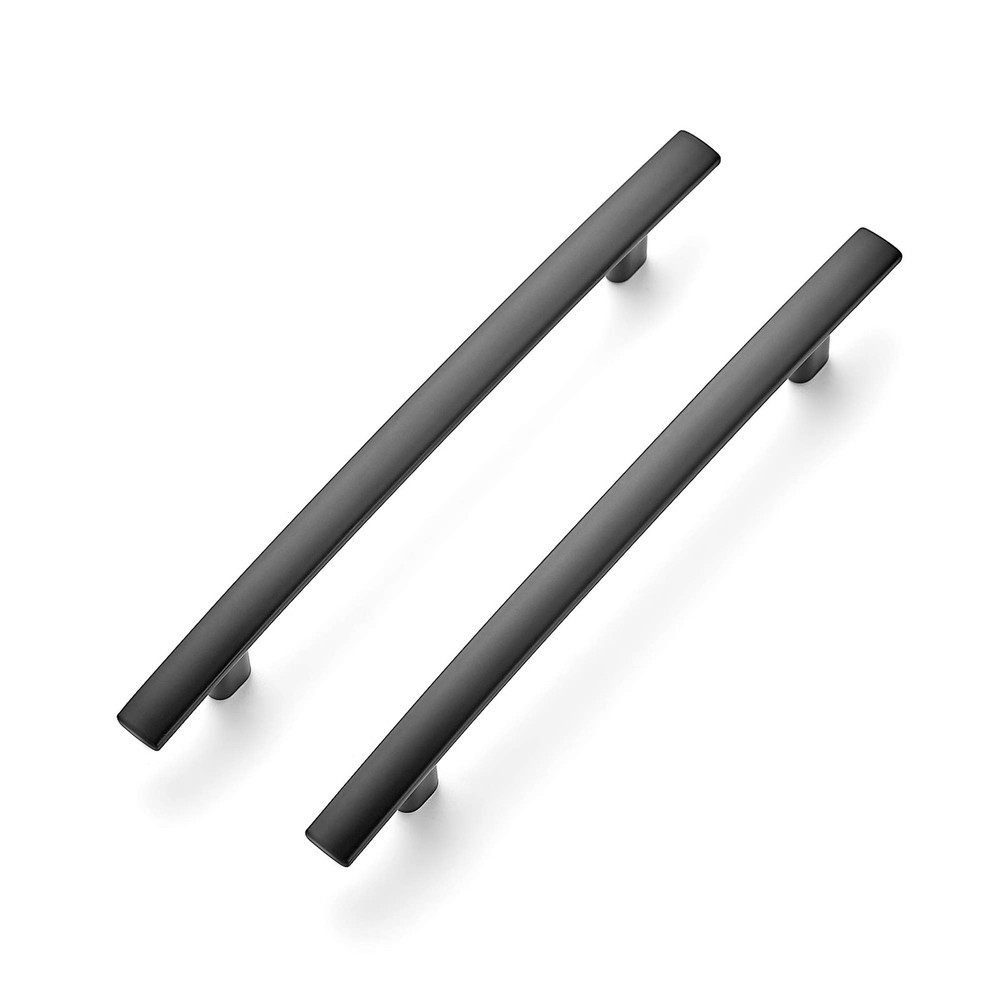 10 Pack | 7-1/4'' Curved Cabinet Pulls Matte Black Kitchen Drawer Pulls Arch ...