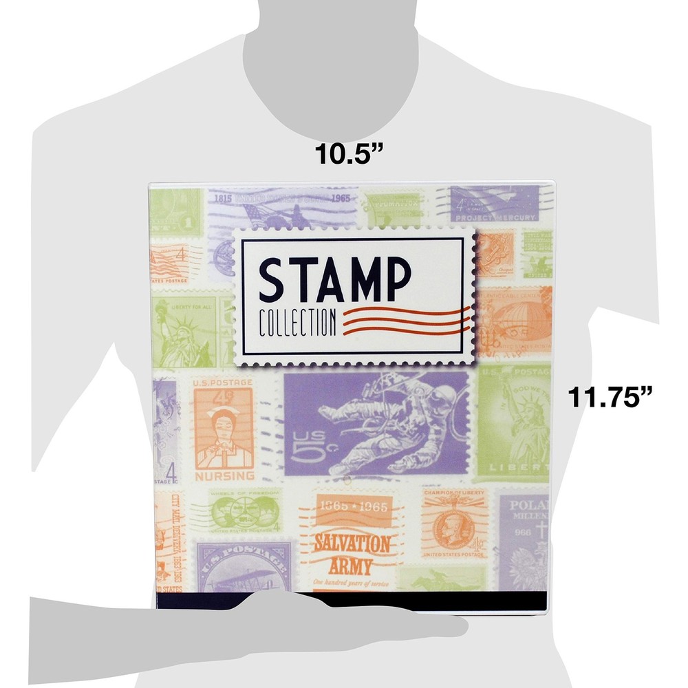 UniKeep Stamp Collection Album Stockbook Binder Kit Complete with Pages