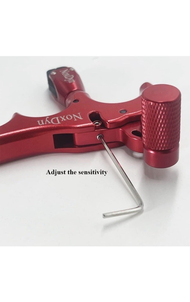 NoxDyn Archery Release 360& Rotatable Thumb Release for Compound Bow(Red)