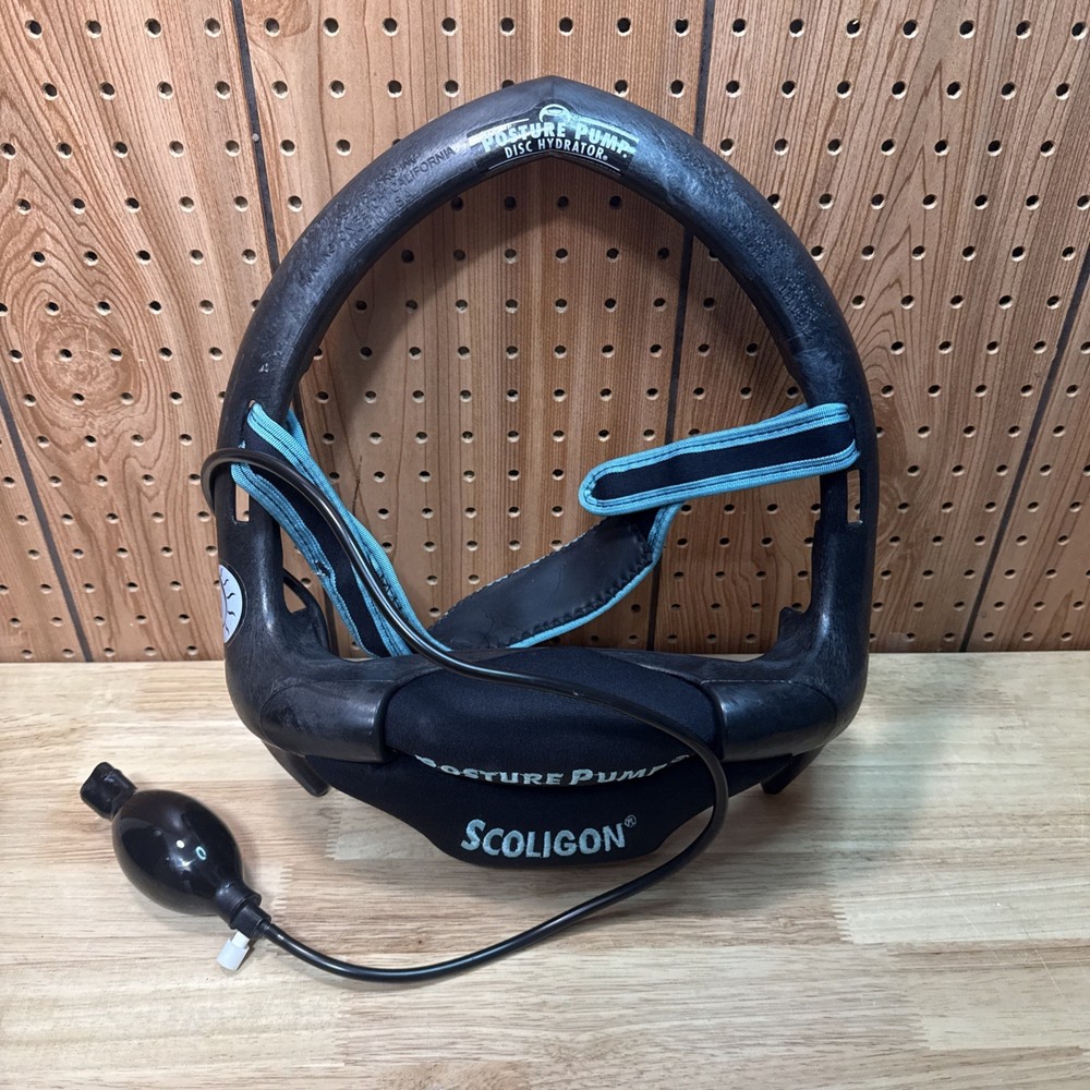 POSTURE PUMP SCOLIGON Disc Hydrator Model 1700 Neck Pain Decompression Device C4