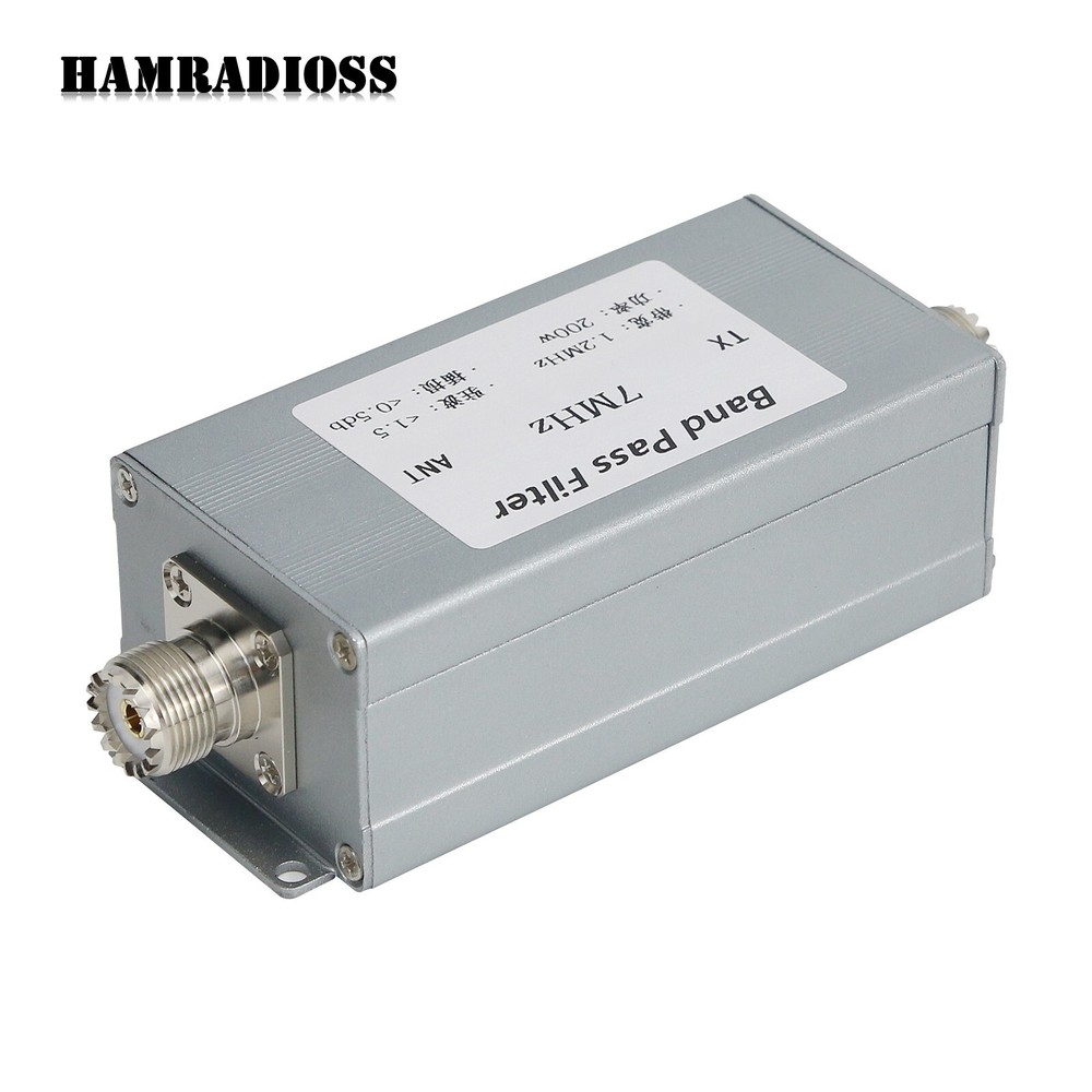 7MHz BPF Bandpass Filter Anti-Interference Improved Receiving Sensitivity 200W