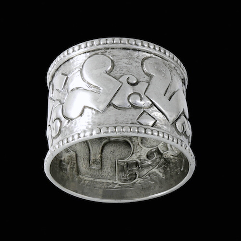 Thorvald Bindesbøll (1846-1908). Silver Napkin Ring.