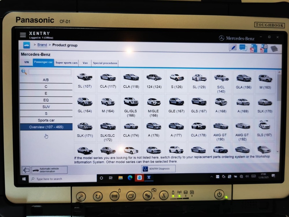 Mercedes MB Star Diagnostics Doip system SDConnect C4 Xentry - CFD1