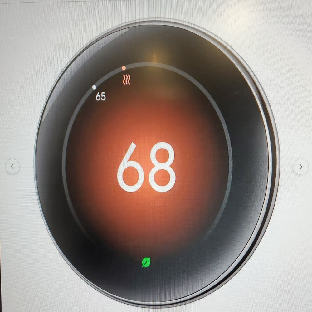 Google - Nest Learning Thermostat 4th Gen with Temperature Sensor Polished Gold