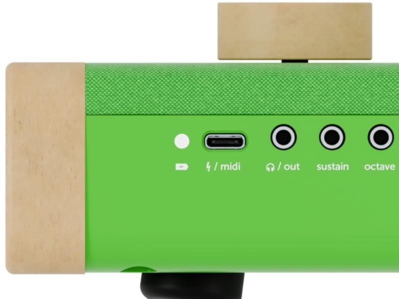 Loog x Dualingo Portable Digital Piano Green MIDI USB-C Used