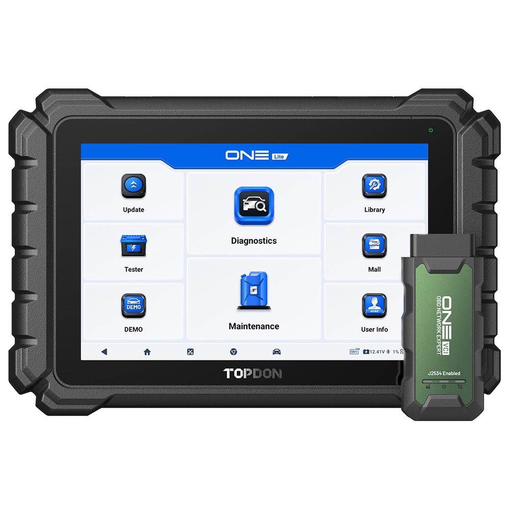 TOPDON ONE Lite 10.1" Full System Bidirectional €CU Coding Diagnostic Scan Tool