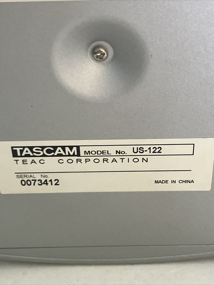USED Tascam Frontier US-122 2-channel USB Audio MIDI Interface UNTESTED READ
