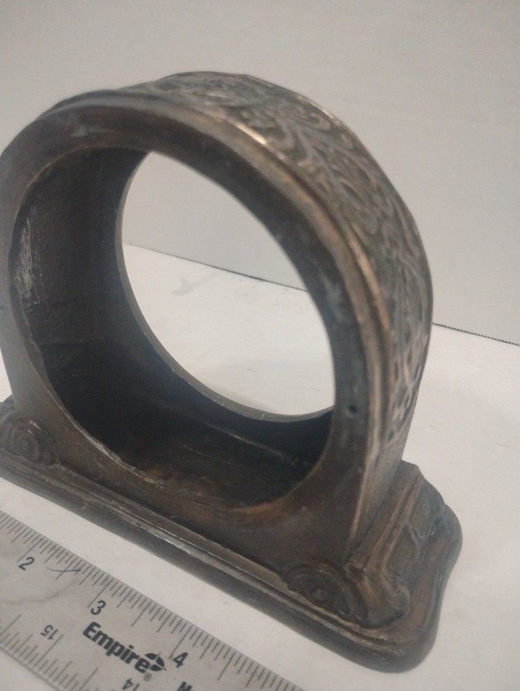 Vintage Metal Mantel Clock Casing