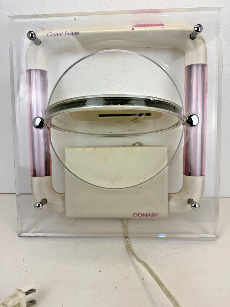 Conair Crystal Images Lighted Vanity Makeup Mirror Model TM9 Tested Working