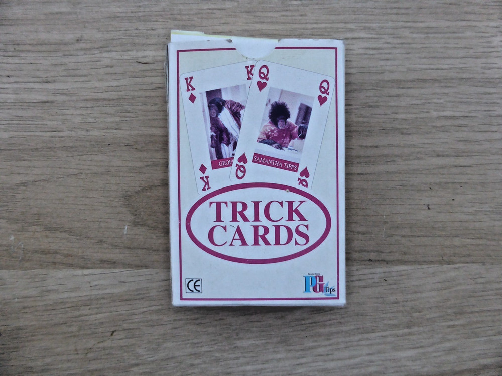 PG Tips Trick Cards Get Out Deck Magic Playing Cards Set Complete Instructions