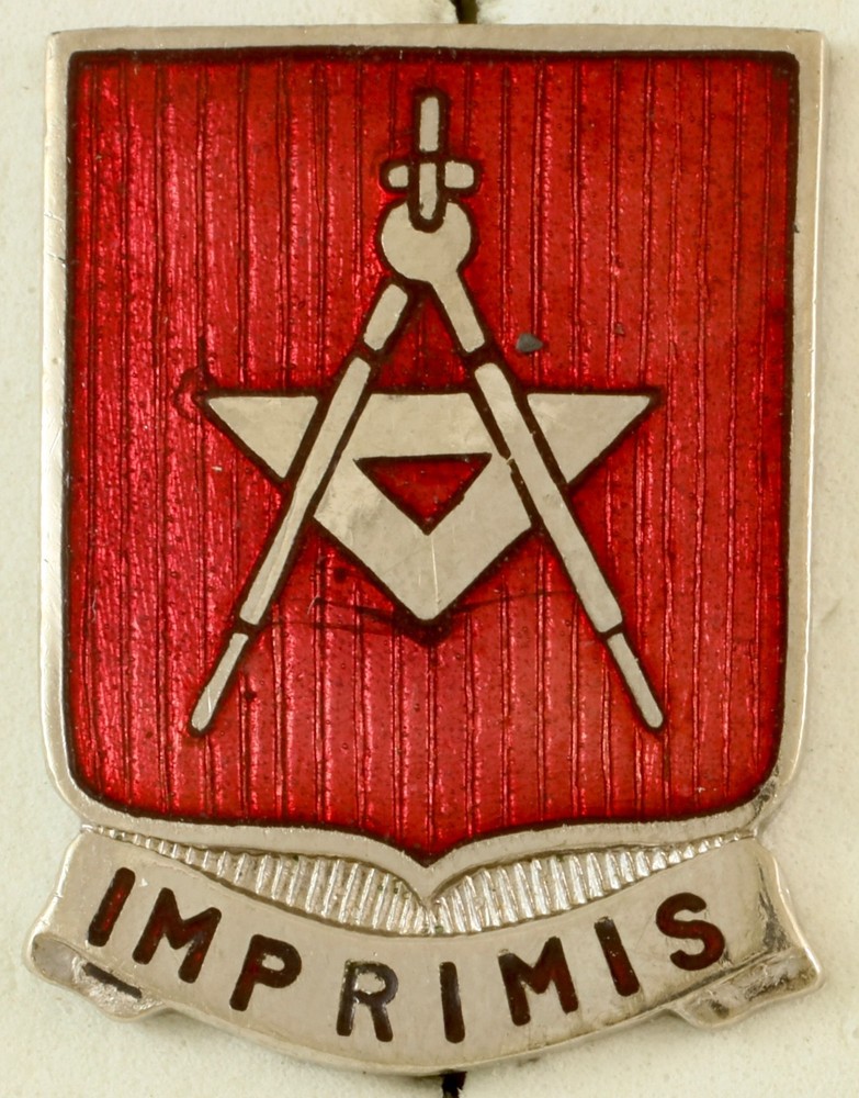 30th Engineer Battalion Crest DI/DUI Pinback I-O HM