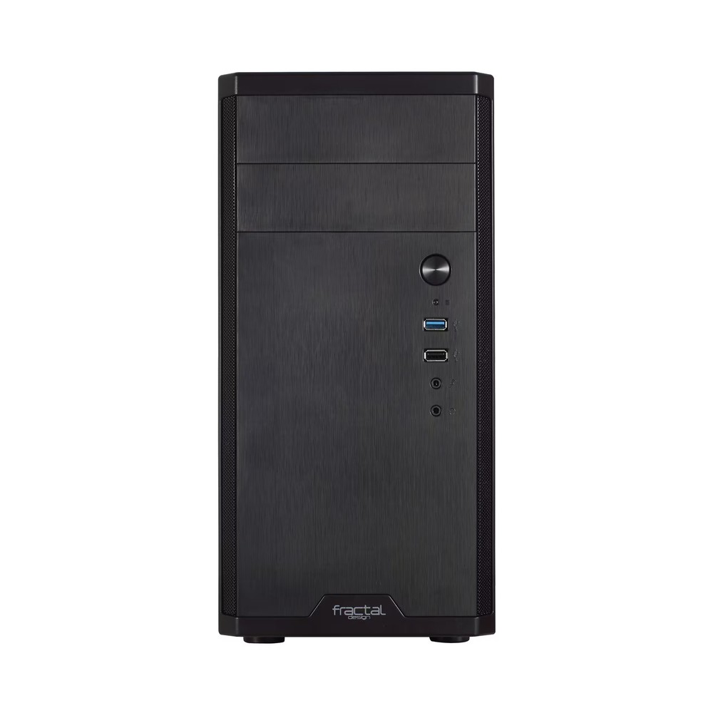 Fractal Design - Core 1100, Black, Micro ATX, Mini Tower PC Case - Black