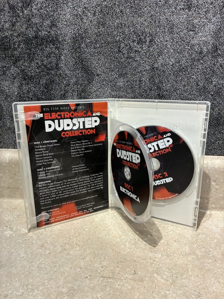 Big Fish Audio Electronic and Dubstep Collection Sample DVD Set