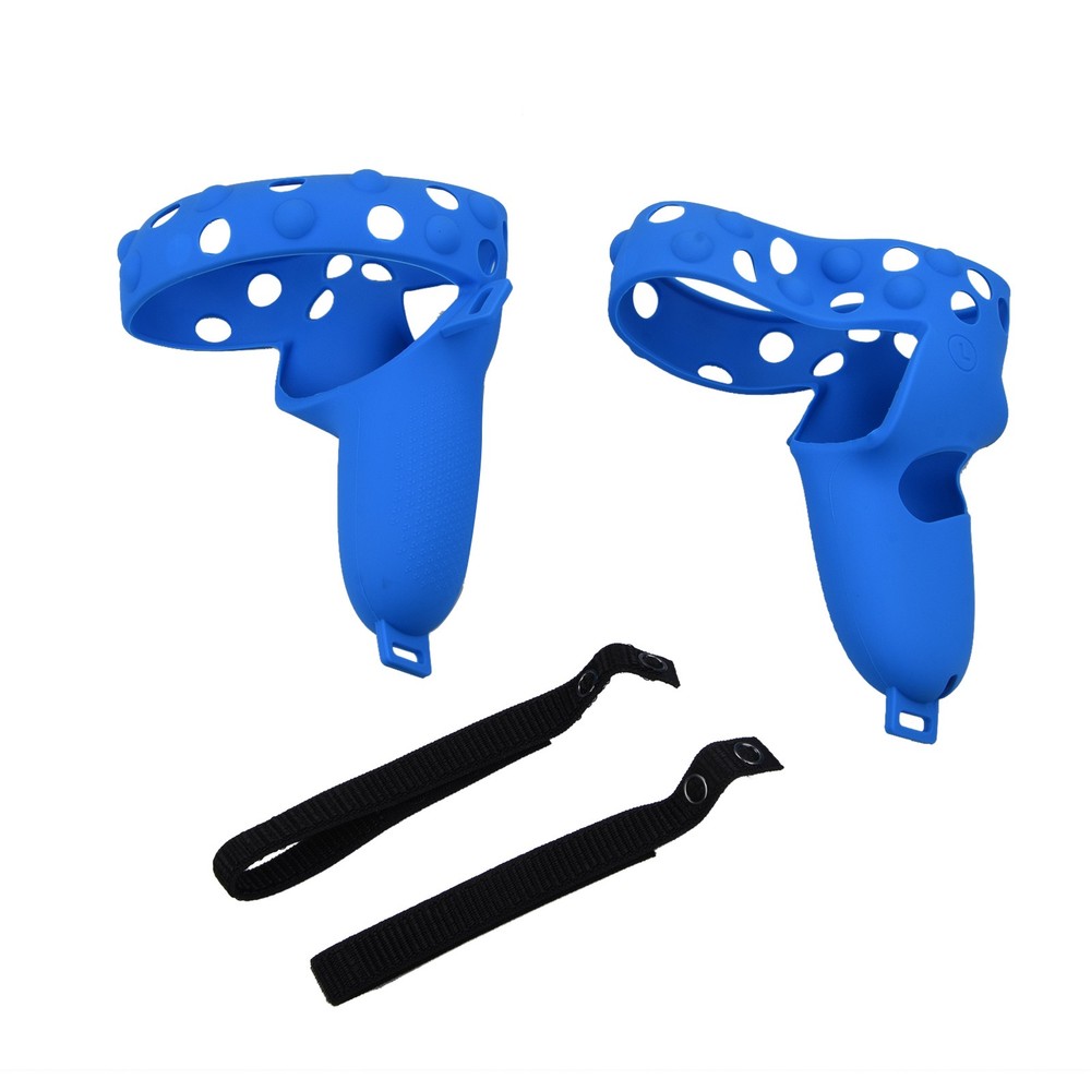 Silicone Handle Grip Cover Protect Sleeve Strap For Oculus Quest 2 VR Controller