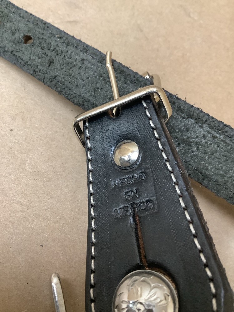 SMALL SPURS W/BLK LEATHER (G29012427)