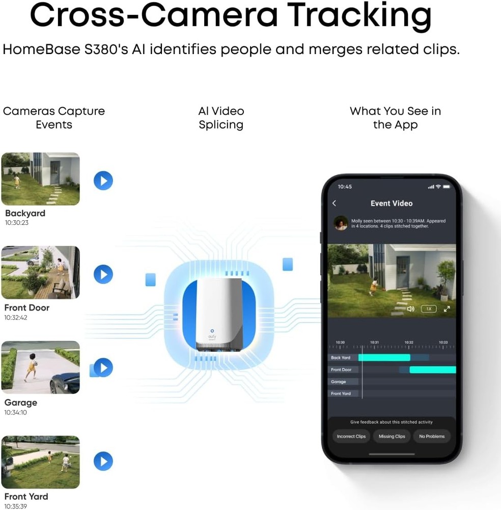 eufy SoloCam E42 HD 4K Solar Wireless Security Camera Outdoor Strobe Light AI