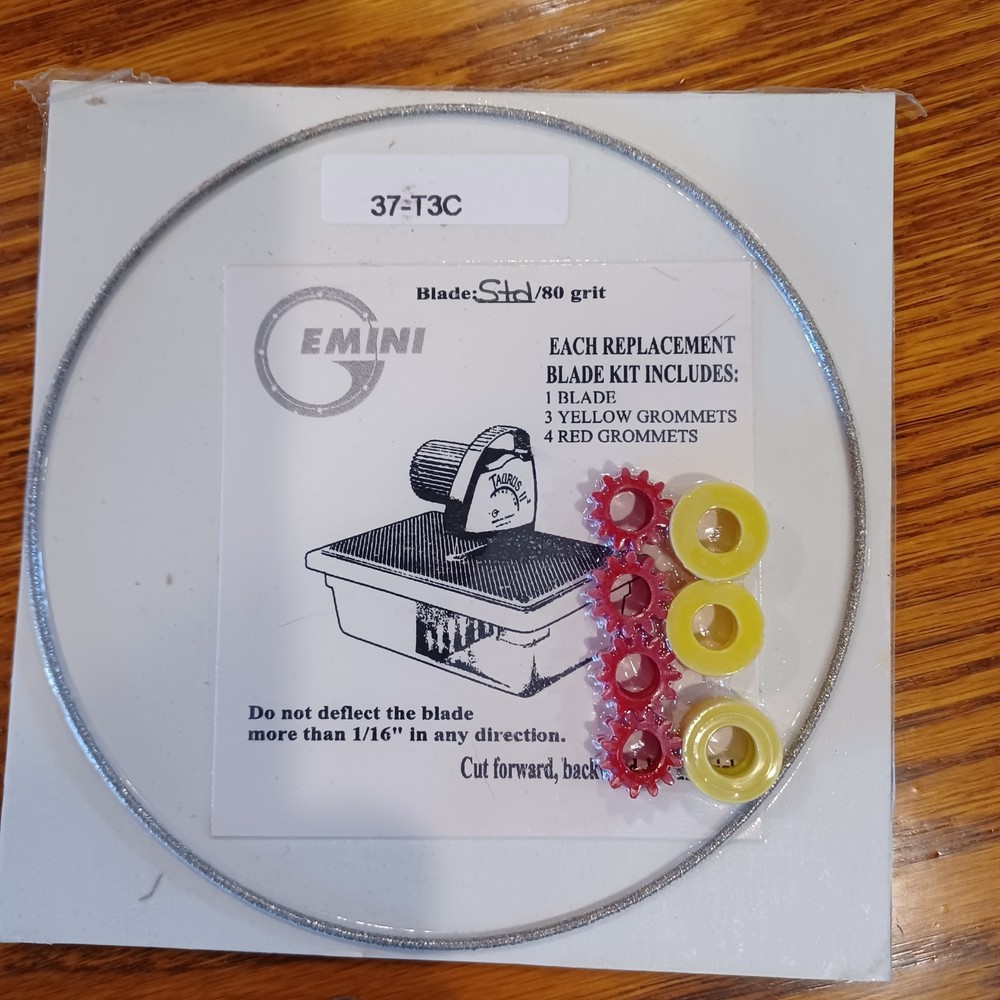 Gemini STD /80 Grit Replacement Blade with 7 Grommets