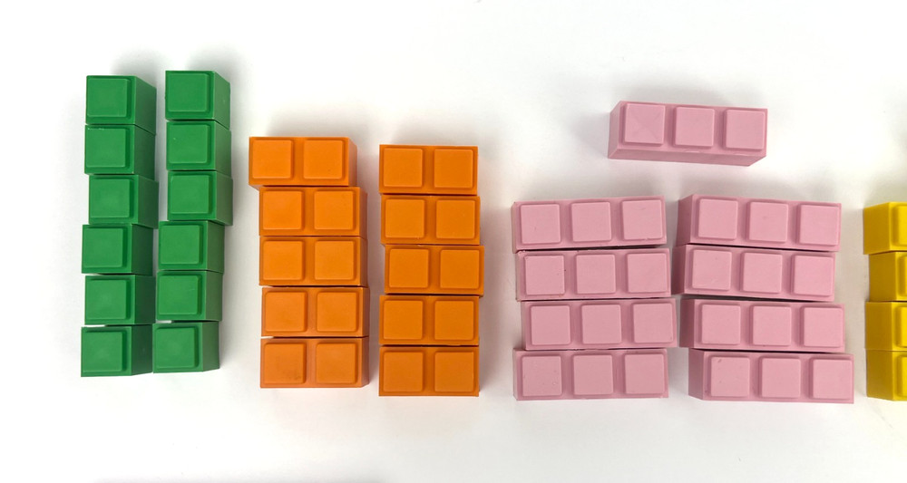 Math U See Integer Block Kit Manipulatives w Case Incomplete Homeschool