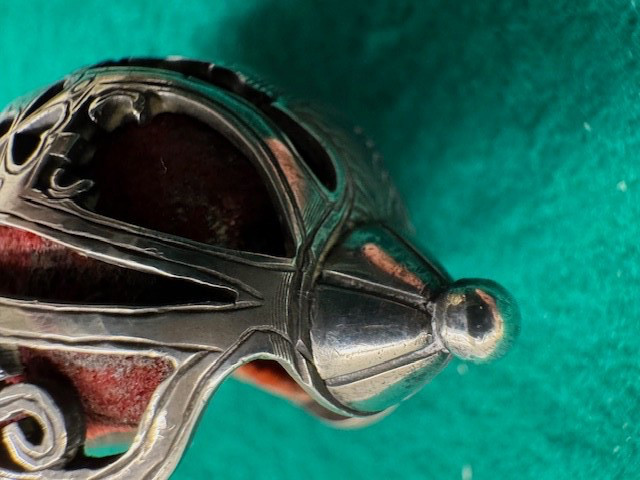 QUALITY SCOTTISH STERLING SILVER BASKET HILT SWORD LETTER OPENER, 1902-3 (792)